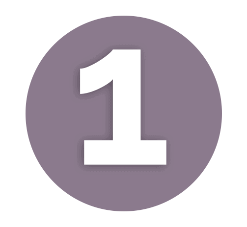 Number 1 Grey Pink