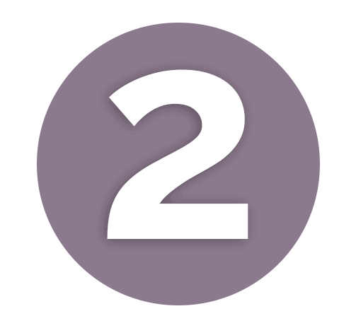 Number 2 Grey Pink