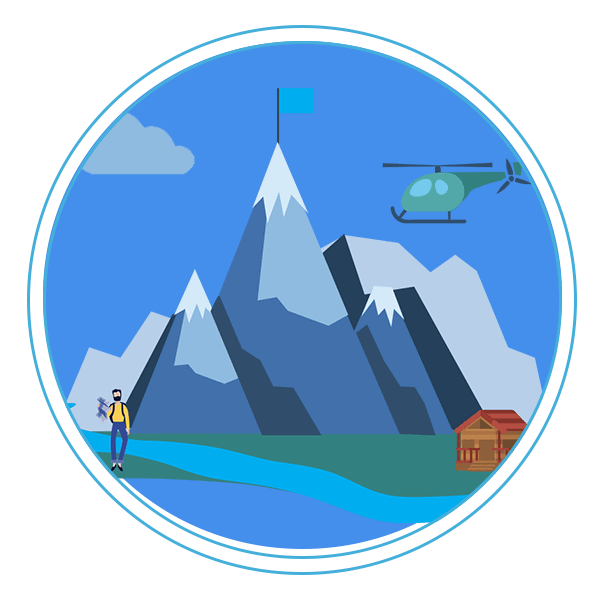 Icon - Mountain Scene