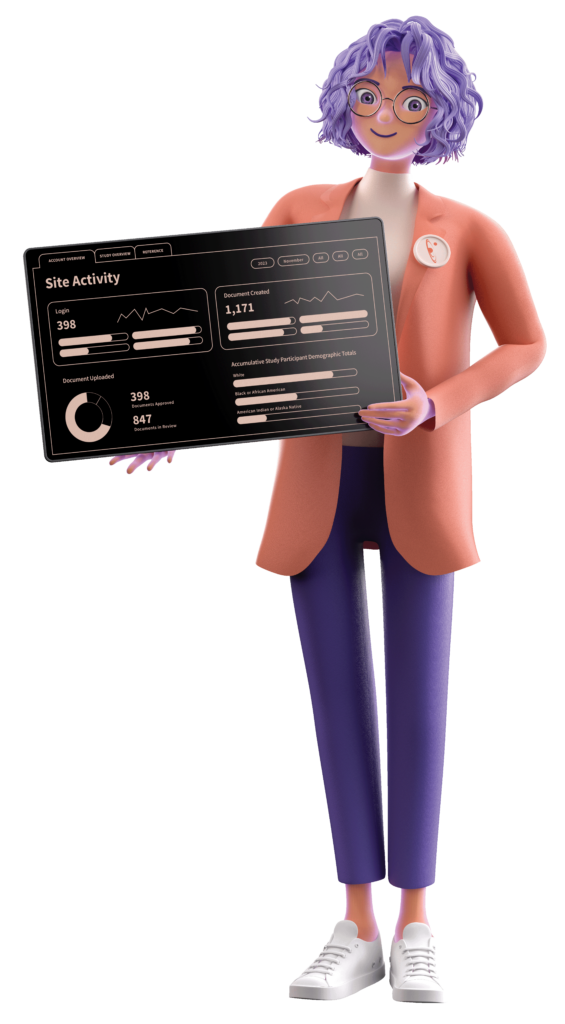 Small Florence Flo Mascot Cutout Cardboard_Pose_2_Alpha