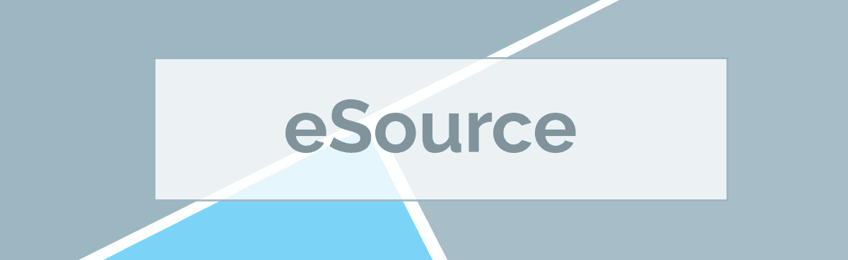 eSource | Electronic Source Documents in Clinical Trials Header