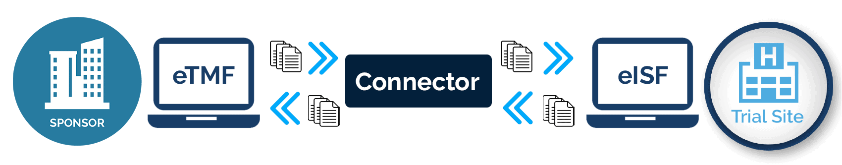 eTMF to eISF Connector Option 1